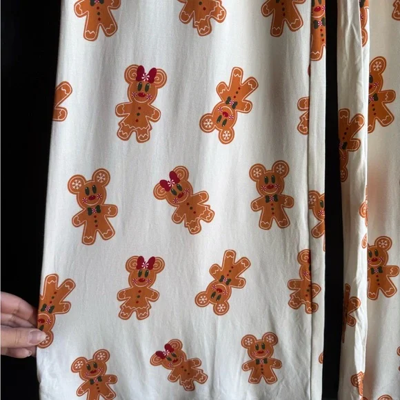 NWOT Mickey Magical Gingerbread | Women’s PJ PANTS and TOP SET SIZE LARGE - Picture 14 of 15